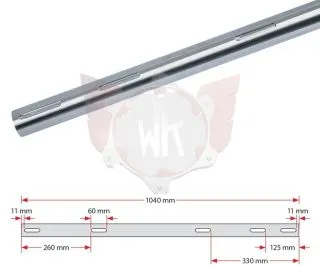 ACHSE 1040x40x3mm HART 5 KEYS