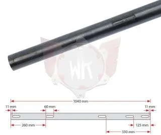 ACHSE 1040x40x3mm HART 5 KEYS