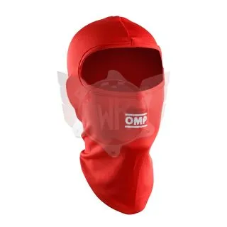 OMP Sturmhaube rot, Polyester/Spandex