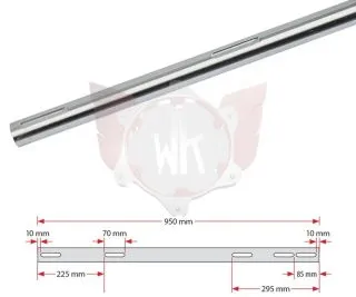 ACHSE 950x30x5mm MITTEL