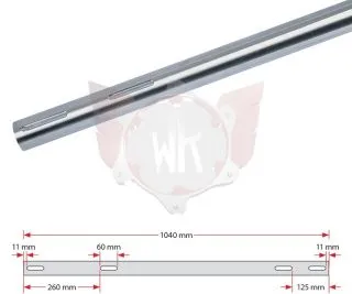 ACHSE 1040x40x3mm MITTEL 100ccm