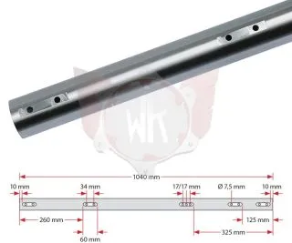 ACHSE 1040x50x2mm WEICH 125ccm