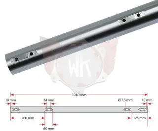 ACHSE 1040x50x2mm WEICH 100ccm
