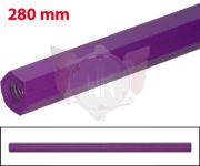SPURSTANGE SECHSKANT M8x280 LILA ELOXIERT