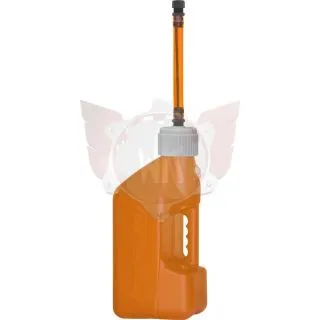 ORANGER KANISTER 10L MIT WEISSEM DECKEL