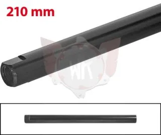 SPURSTANGE RUND 210mm SCHWARZ ELOXIERT