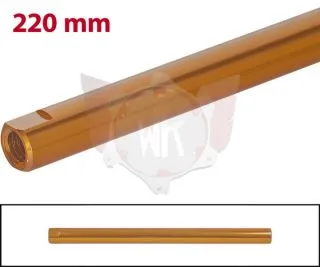 SPURSTANGE RUND 220mm ORANGE ELOXIERT