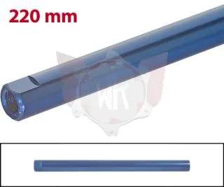 SPURSTANGE RUND 220mm BLAU ELOXIERT