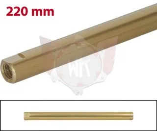 SPURSTANGE RUND 220mm GOLD ELOXIERT