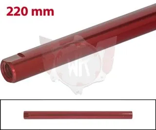 SPURSTANGE RUND 220mm ROT ELOXIERT