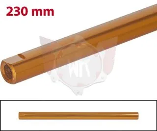 SPURSTANGE RUND 230mm ORANGE ELOXIERT