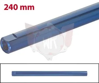 SPURSTANGE RUND 240mm BLAU ELOXIERT