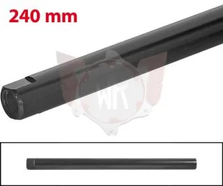 SPURSTANGE RUND 240mm SCHWARZ ELOXIERT