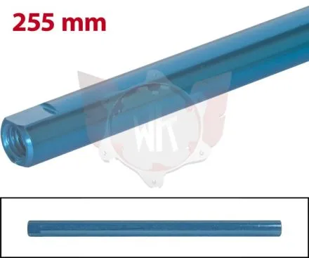 SPURSTANGE RUND 255mm TÜRKIS ELOXIERT