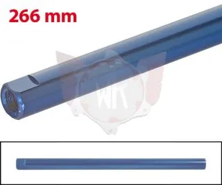 SPURSTANGE RUND 266mm BLAU ELOXIERT