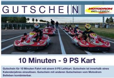 10 Minuten 9 PS Kart fahren